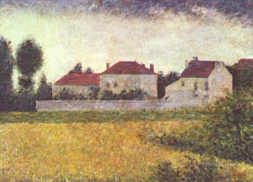 ジョルジュ・スーラ Painting - ホワイトハウス ヴィル・ダヴレー 1882